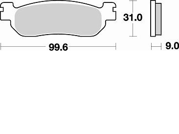 Продажа Braking Комплект тормозных колодок 822SM1(FDB2083,MCB699,FA275)