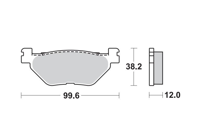 Продажа Braking Комплект тормозных колодок 868SM1(FDB2126,MCB722,FA319)