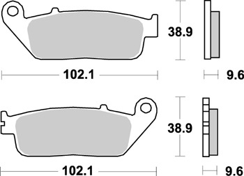Продажа Braking Комплект тормозных колодок 720CM55(FDB664,MCB599,FA196)