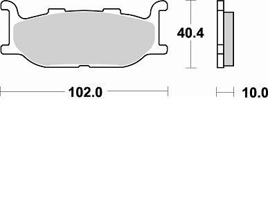 Продажа Braking Комплект тормозных колодок 750SM1(FDB781,MCB640,FA179)