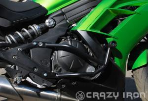 На фото CRAZY IRON дуги Kawasaki ER6-F 2012-