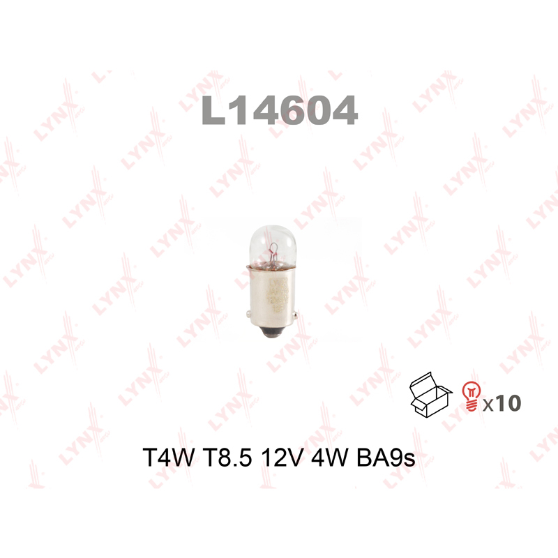 Продажа Лампа T4W 12V BA9S LYNXauto