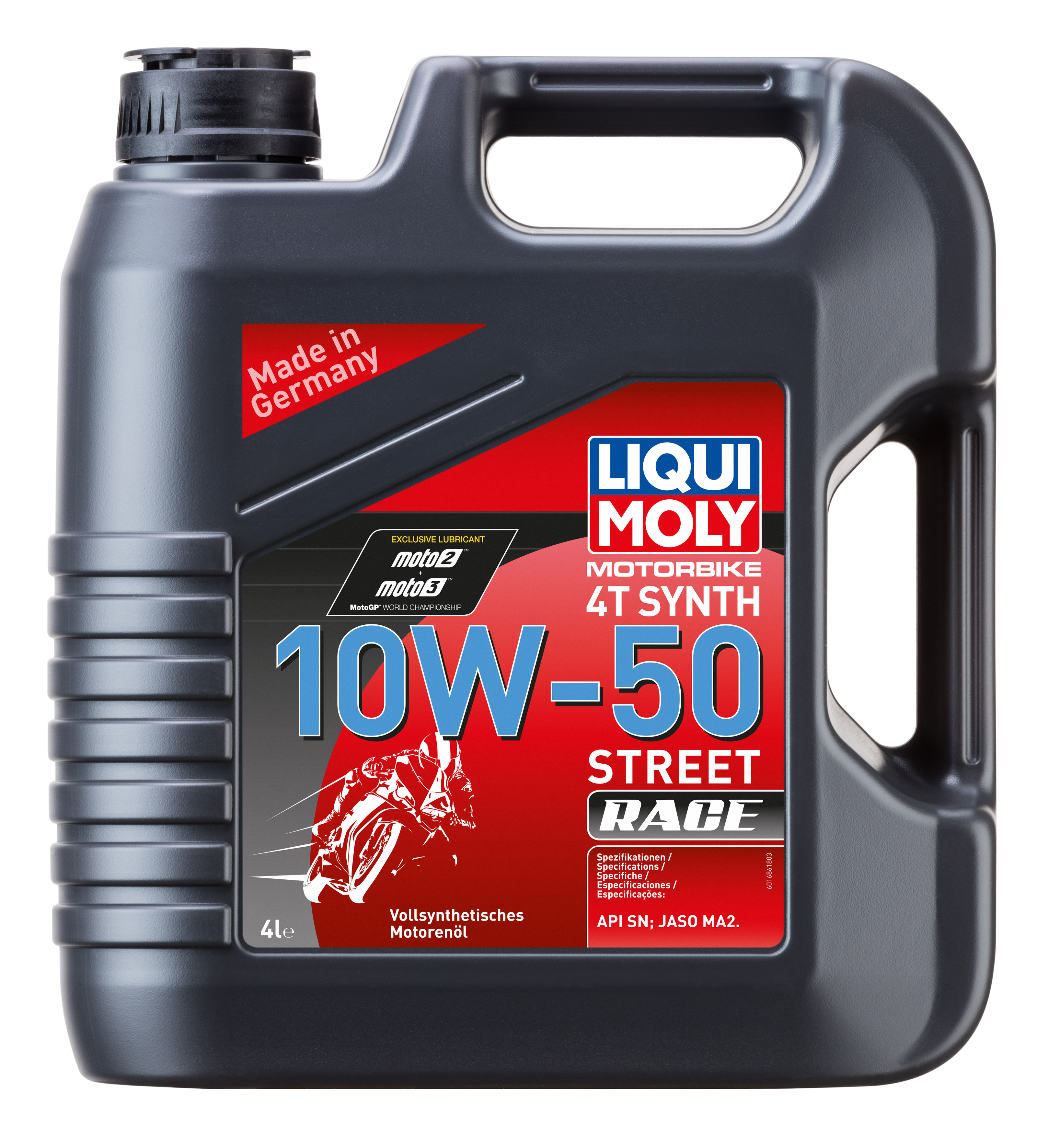 Продажа LIQUI MOLY Синтет. моторное масло 4T Synth Street Race 10W-50 (4л)