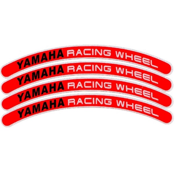 Продажа Комплект светоотражающих наклеек Yamaha, красный
