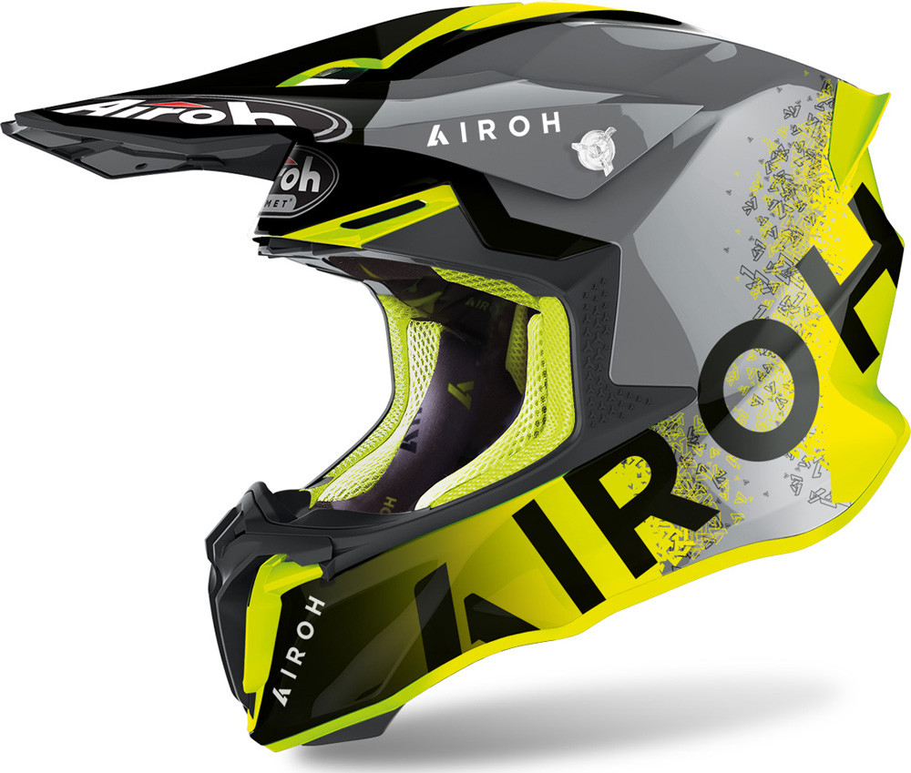 Продажа Мотошлем кросс Airoh Twist 2.0 Bit Yellow Gloss