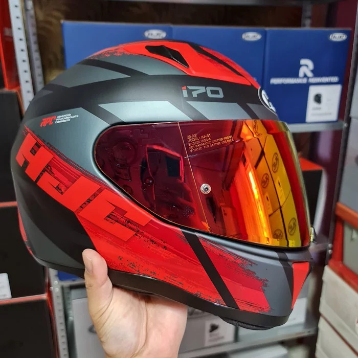 Продажа Визор HJC HJ-34P Зеркальный красный