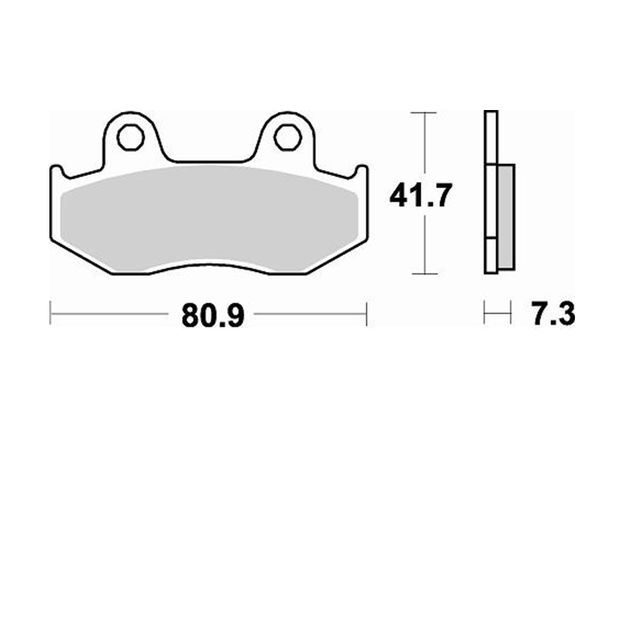 Продажа Тормозные колодки Braking 667SM1