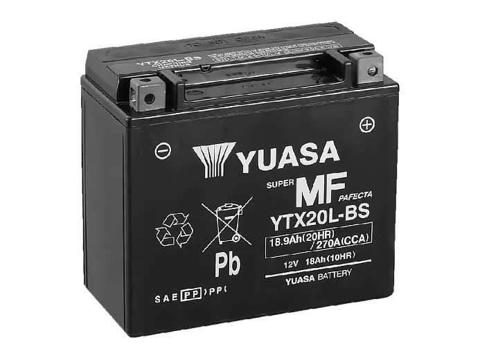 Продажа YUASA Аккумулятор YTX20L-BS с электролитом