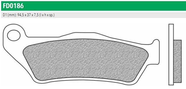 Продажа NEWFREN FD0186BT Тормозные колодки дисковые мото ROAD TOURING ORGANIC (FDB2018P)