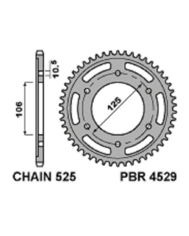 Продажа PBR Звезда задняя 4529 (сталь)