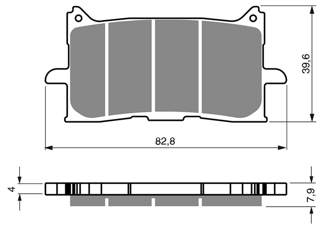 Продажа Тормозные колодки GOLD FREN 379 (FDB2294)