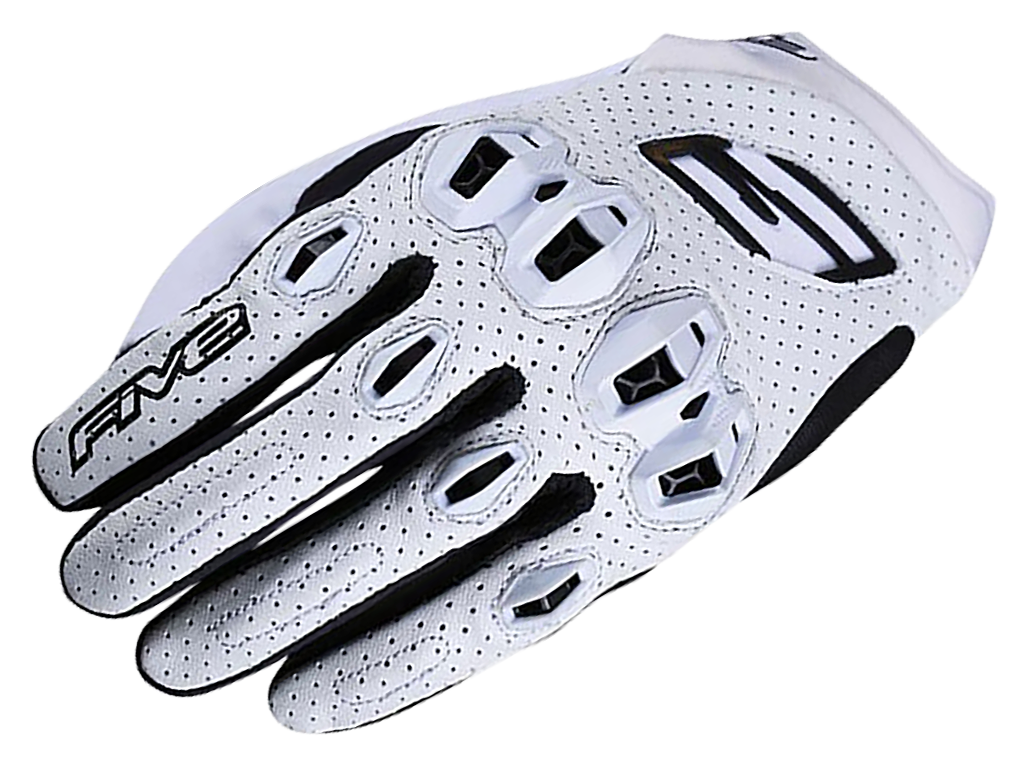 Купить Мотоперчатки FIVE STUNT EVO 2 LEATHER белые Продажа Мотоперчатки FIVE STUNT EVO 2 LEATHER белые