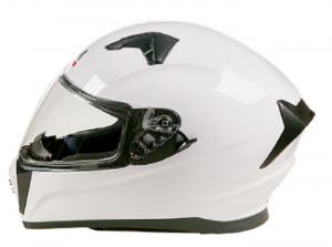 На фото Шлем AiM JK320 белый глянец