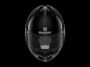 На фото Мотошлем SHARK EVO GT Blank (трансформер) черный