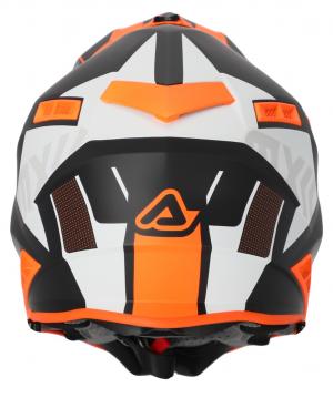 На фото Шлем Acerbis X-TRACK 22-06 Orange-Fluo/Black