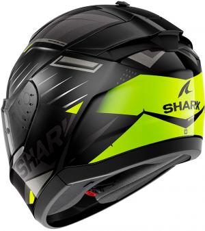 На фото Шлем Shark RIDILL 2 BERSEK Black/Green/Anthracite