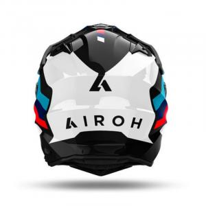 На фото Мотошлем Airoh Commander 2 Doom Black Gloss(Италия)