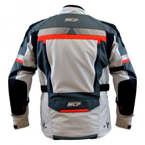 На фото MCP Мотокуртка мужская туристическая Everglade (черно-светло-серый, black-light grey)