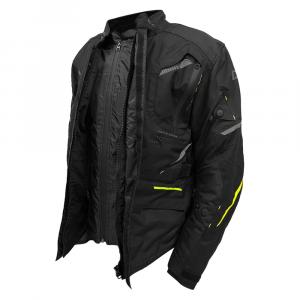 На фото MCP Мотокуртка мужская Suspension II Men Jacket(Black/Flow)