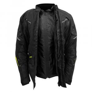 На фото MCP Мотокуртка мужская Suspension II Men Jacket(Black/Flow)