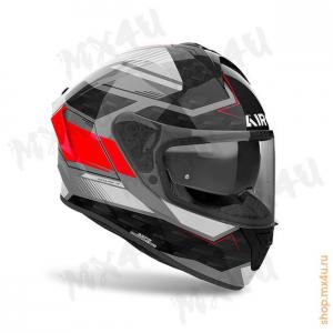 На фото Дорожный шлем Airoh Spark 2 Zenith Red Gloss