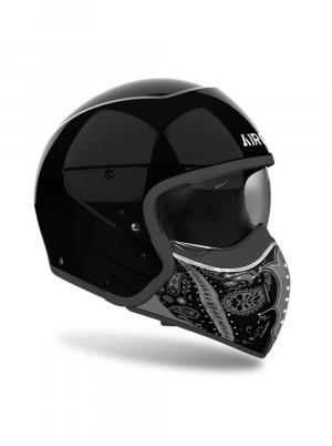 На фото Дорожный шлем Airoh J 110 Paesly Black Gloss
