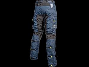 На фото Мотобрюки ткань FSD TESLA navy