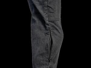 На фото Мотоджинсы FSD BLACK MENS KEVLAR ткань черный