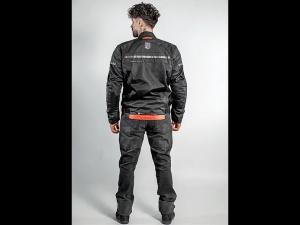 На фото Мотокуртка ткань FSD ENIGMA black