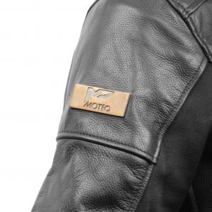 На фото Куртка кожаная MOTEQ LIBERTY, женский