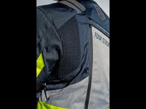 На фото Мотокуртка ткань FSD BERLIN navy/grey