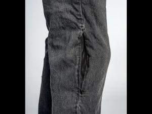 На фото Мотоджинсы FSD IRON MENS SINGLE LAYER ткань черные