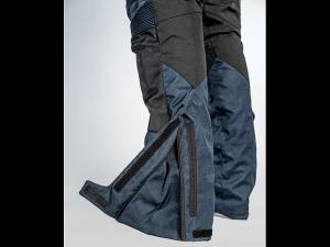 На фото Мотобрюки ткань FSD HORN navy