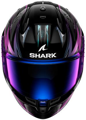 На фото Мотошлем SHARK D-SKWAL BLAST-R Black/Green/Glitter