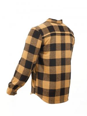 На фото Рубашка Hennessy коричневая