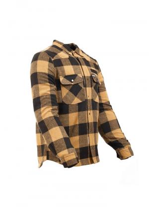 На фото Рубашка Hennessy коричневая