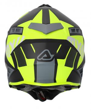 На фото Шлем Acerbis X-TRACK 22-06 Black/Fluo-Yellow