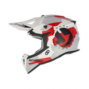 На фото Мотошлем Acerbis Linear 22-06 White/Grey