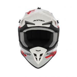 На фото Мотошлем Acerbis Linear 22-06 White/Grey