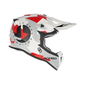 На фото Мотошлем Acerbis Linear 22-06 White/Grey