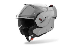 На фото Дорожный шлем Airoh Mathisse 2 Color Cement Grey Gloss