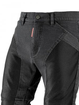 На фото EF56 Мотоджинсы AIRPANTS, муж., CORDURA DENIM, Чёрный