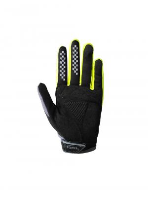 На фото STARKS Перчатки для кросса Phoenix V3 Черный/Серый/Hi-Viz