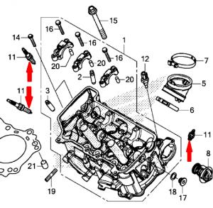 На фото HONDA Свеча зажигания 31909-MJP-G51 (SILMAR8A9S)