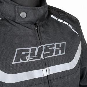 На фото Мотокуртка WALTER текстиль, цвет Черный/Серый