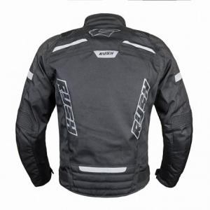 На фото Мотокуртка WALTER текстиль, цвет Черный/Серый