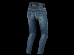 На фото Мотоджинсы MACNA INDIVIDO 2.0 ткань синие