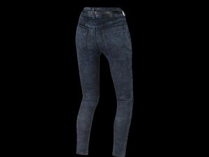 На фото Мотоджинсы MACNA BERNIS skinny fit ткань женские синие