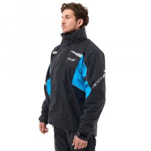 На фото Куртка-дождевик Dragonfly EVO Man Black-Blue (мембрана)