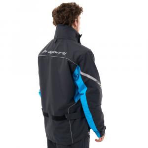 На фото Куртка-дождевик Dragonfly EVO Man Black-Blue (мембрана)